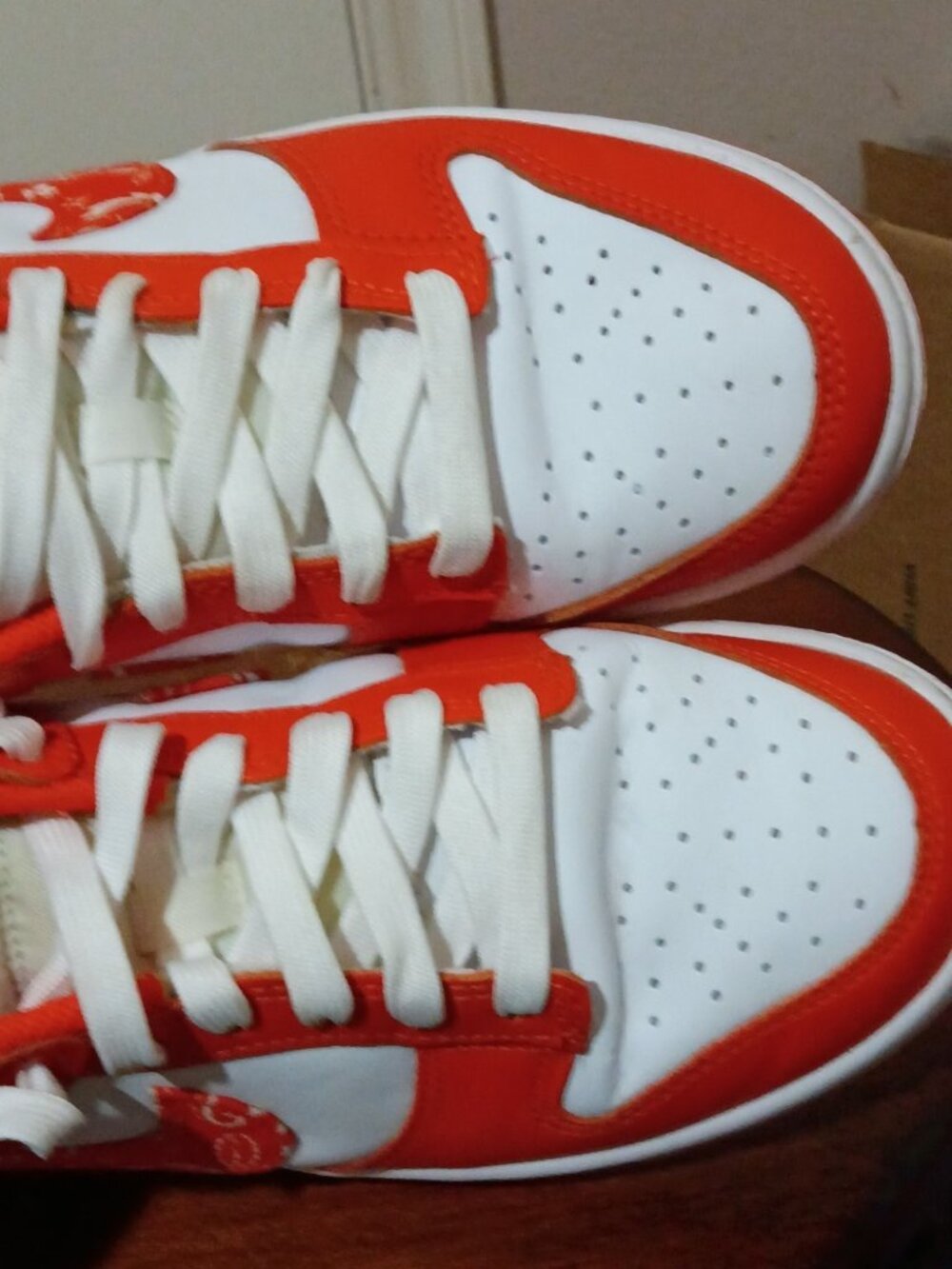 Nike Dunk Low Essential Paisley Pack Orange Women's Size 8 - DH4401-103 - Picture 14 of 14